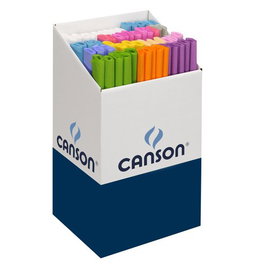 Papel Crepe (Pinocho) Canson 30G 0,5X2,5M Expositor De 60 Surtido Colores Pastel