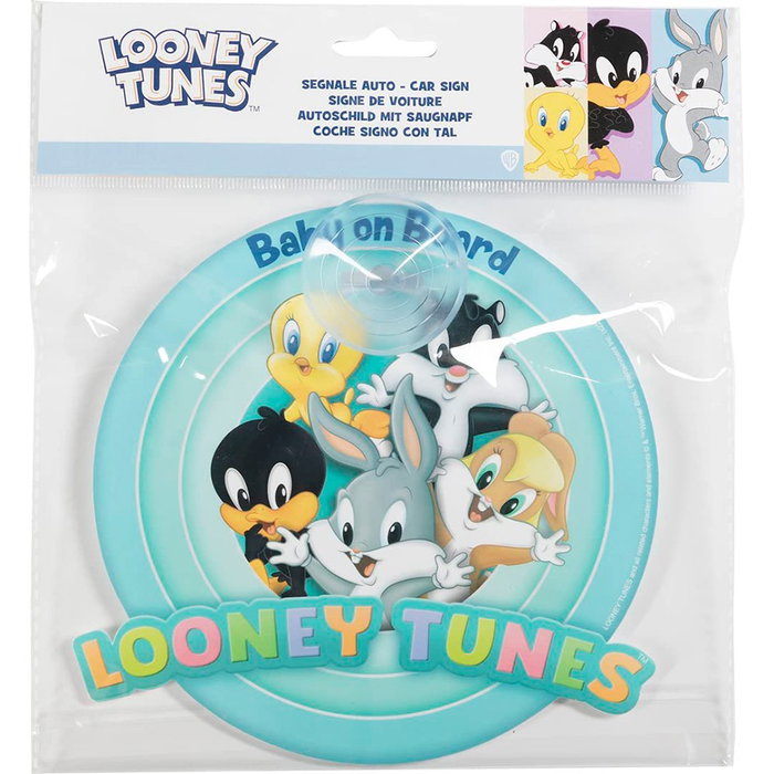 Licensing Bebé a Bordo Looney Tunes Azul