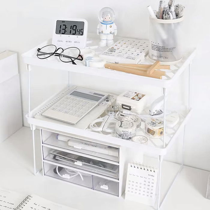 Confortime Estante Plegable 38.5 cm x 23.5 cm x 19 cm (24 Unidades)