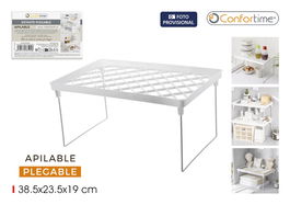 Confortime Estante Plegable 38.5 cm x 23.5 cm x 19 cm (24 Unidades)
