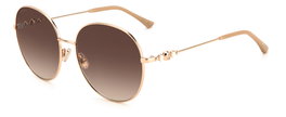 Jimmy Choo Birdie-S-BKU-HA Gafas de sol con detalles de perlas