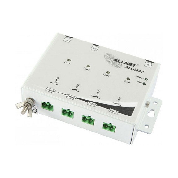 ALLNET ALL4427 Relé de 4 puertos 250V/10A en carcasa ALLNET ALL4427 Relé de 4 puertos 250V/10A en carcasa