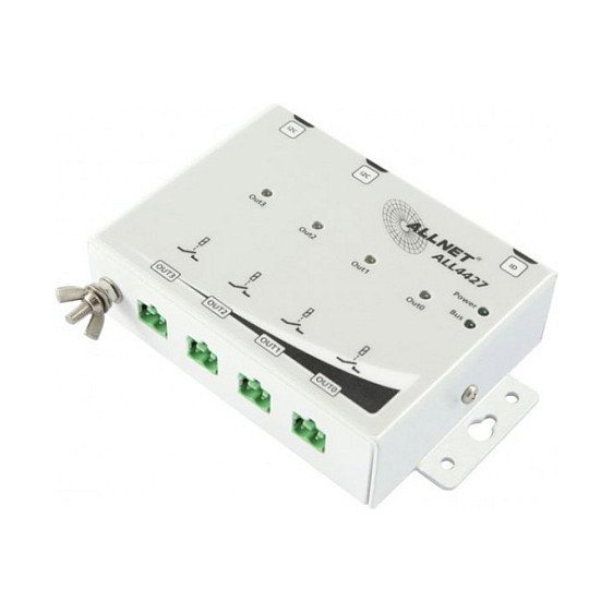 ALLNET ALL4427 Relé de 4 puertos 250V/10A en carcasa ALLNET ALL4427 Relé de 4 puertos 250V/10A en carcasa