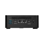 MSI Barebone Cubi NUC Procesador Intel Core i7-150U, 936-B0B111-246, Diseño VESA 0.826L, Thunderbolt 4, LAN 2.5G, Cuádruple Pantalla, Negro