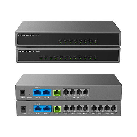 Grandstream HT841 VoIP Telephone Adapter con 1 puerto FXS y 4 puertos FXO Grandstream HT841 VoIP Telephone Adapter con 1 puerto FXS y 4 puertos FXO
