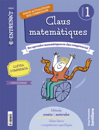 GRUP PROMOTOR Quadern Claus Matemàtiques Serie Entrenat 1 Primaria Lletra d'Imprenta