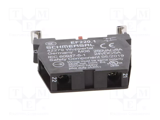 SCHMERSAL Bloques de contactos EF 22mm NC x2