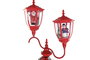 DKD Home Decor Farola LED Roja con Movimiento Musical