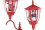 DKD Home Decor Farola LED Roja con Movimiento Musical