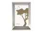 Giftdecor Portafoto Plástico Moldura Plata 10x15 cm con Vidrio y Gancho (Set de 24)