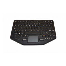 Teclado Gamber Johnson 7300-0113 Negro Qwerty Español