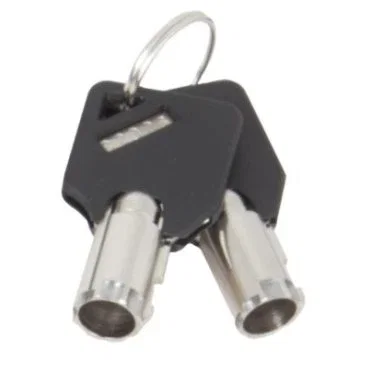 Urban Factory Llave Maestra Tubular Negra para Candado de Cable CRS21UF/CRS11UF - 2 Piezas con Llavero