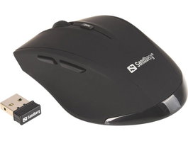 Sandberg Wireless Mouse Pro Ratón Inalámbrico USB Plug and Play para Ordenador