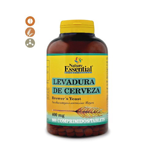 NATURE ESSENTIAL Levadura de Cerveza 400 mg 800 comprimidos