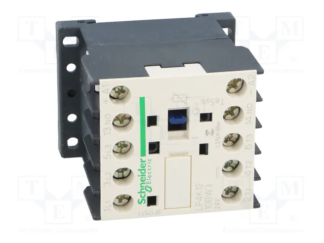 Schneider Electric TeSys K LP4K1210BW3 Contactor 3-polar 12A 24VDC