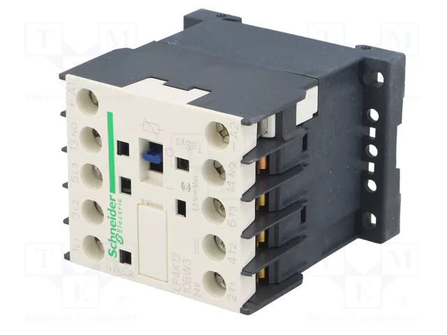 Schneider Electric TeSys K LP4K1210BW3 Contactor 3-polar 12A 24VDC