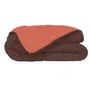 Edredón CALGARY Microfibra 400g/m² Chocolate y Coral PM007994