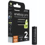 Panasonic Eneloop Pro Mignon 2500mAh AA Ni-MH BK-3HCDE/2BE (Pack de 2)