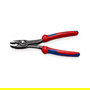 Knipex TwinGrip Frontgreifzange 82 02 200 - Alicates Bimateria Universales 200 mm, Acero Cromo Vanadio, Mango Azul/Rojo