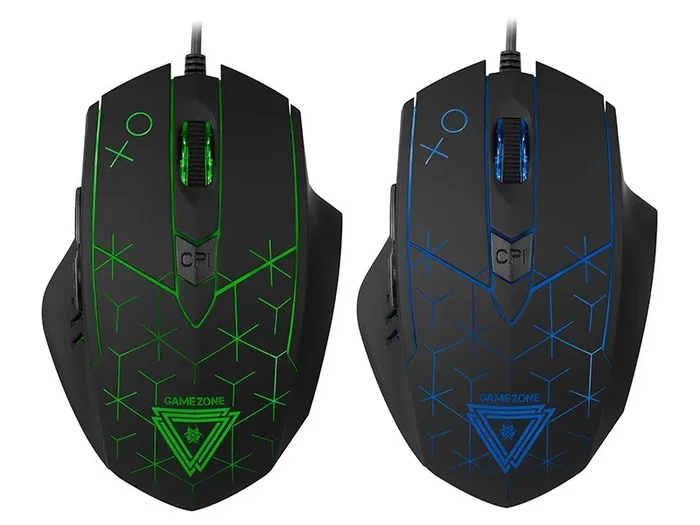 Tracer GameZone XO Ratón Gaming Óptico con Cable, 800-1600 DPI, RGB, Ergonómico para Diestros