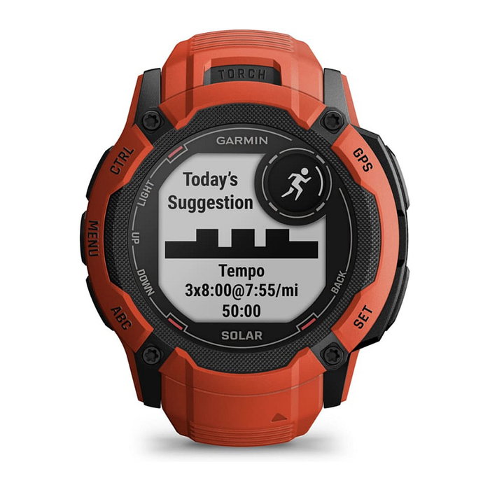 Garmin Instinct 2x Solar Rojo