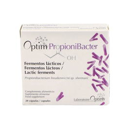 OPTIM LABORATOIRE Optim Propionibacter 20 Cápsulas Suplemento Fermentos Lácticos Propionibacterium freudenreichii Tránsito Intestinal