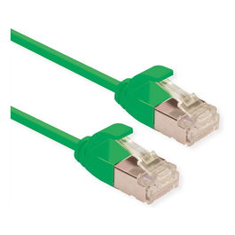 ROLINE 21.15.3334, Cable de Red Cat6a U/FTP STP, 1.5m, RJ-45 a RJ-45, Verde, LSZH