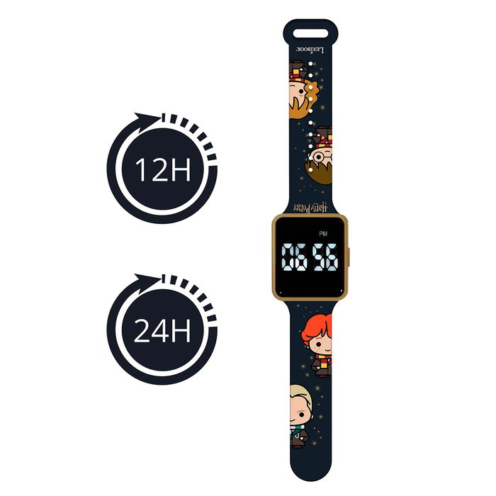 Lexibook Reloj digital LED Harry Potter con alarma