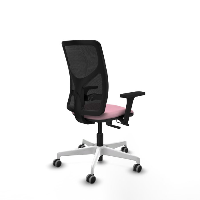 PIQUERAS Y CRESPO Silla de oficina Motilla Rosa con mecanismo Sincro/Traslack PIQUERAS Y CRESPO Silla de oficina Motilla Rosa con mecanismo Sincro/Traslack
