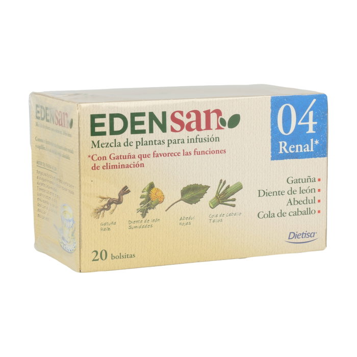 Dietisa Edensan 04 Renal 20 bolsitas infusoras Dietisa Edensan 04 Renal 20 bolsitas infusoras