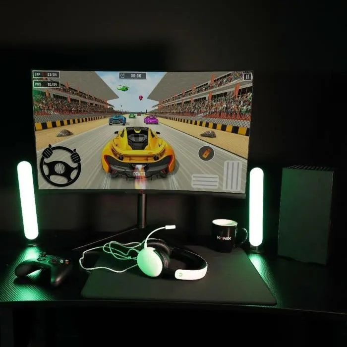 Konix Nexus Xbox Series X|S Auriculares Supraurales para Juegos con Altavoces de 40 mm y Micrófono conector de 3,5 mm Cable de 1,5 m