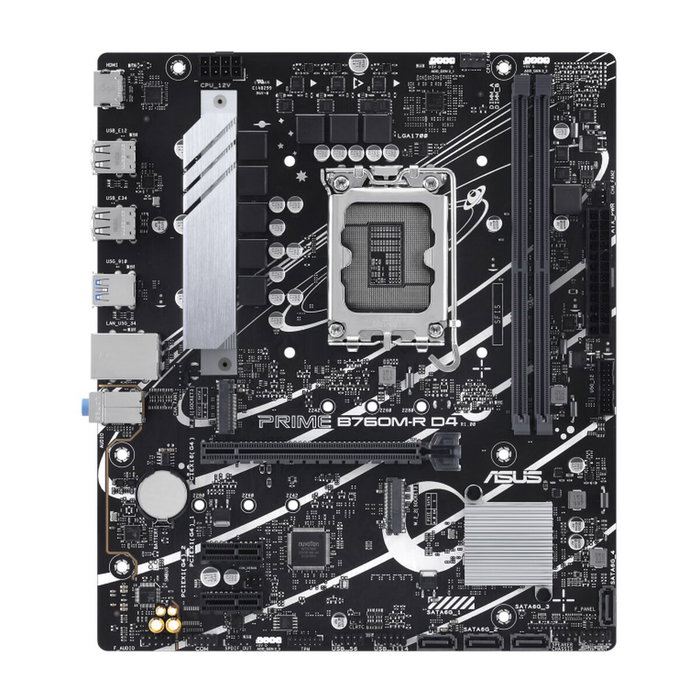 Asus PRIME B760M-R D4 Micro ATX LGA 1700 DDR4 Asus PRIME B760M-R D4 Micro ATX LGA 1700 DDR4