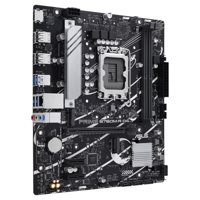 Asus PRIME B760M-R D4 Micro ATX LGA 1700 DDR4 Asus PRIME B760M-R D4 Micro ATX LGA 1700 DDR4