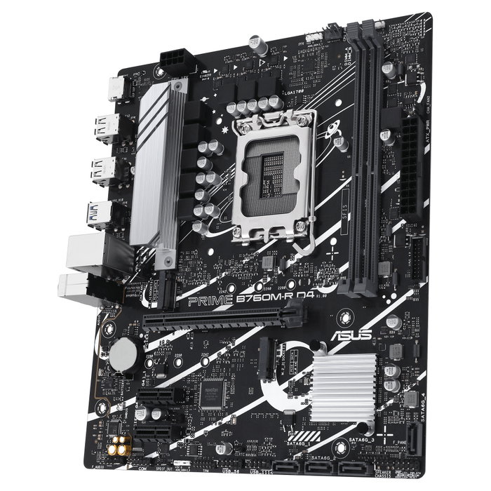 Asus PRIME B760M-R D4 Micro ATX LGA 1700 DDR4 Asus PRIME B760M-R D4 Micro ATX LGA 1700 DDR4