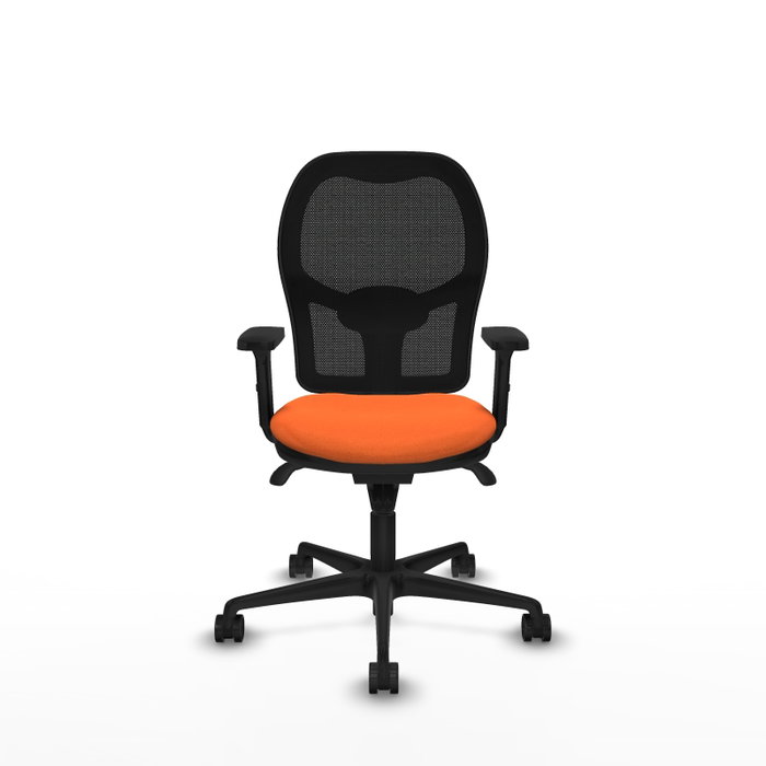PIQUERAS Y CRESPO Silla de oficina Jorquera Naranja y Negro PIQUERAS Y CRESPO Silla de oficina Jorquera Naranja y Negro