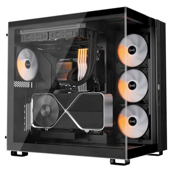 Be Quiet! Silent Loop 3 240 mm - Sistema de Refrigeración Líquida AIO para CPU, Negro, 2 Ventiladores RGB de 12 cm, 130.3 m³/h, Compatible con AM4/AM5/LGA 1700/1851