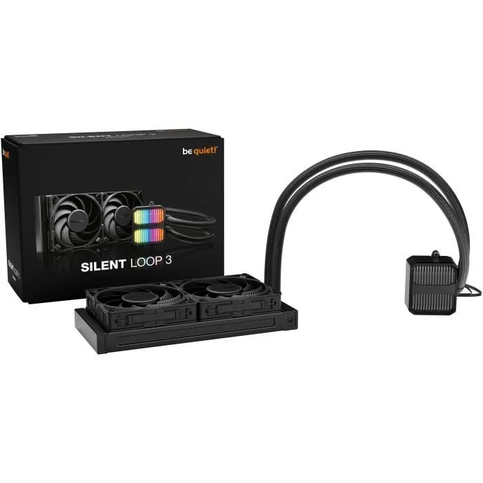 Be Quiet AAAQS74631 Refrigeración Líquida Silent Loop 3, 240 mm, Compatible con Socket AM4, Aluminio Be Quiet AAAQS74631 Refrigeración Líquida Silent Loop 3, 240 mm, Compatible con Socket AM4, Aluminio