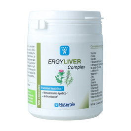 Nutergia ErgyLiver 120 Cápsulas - Sinergia de Taurina, Inositol, NAC y Extractos Vegetales para el Hígado