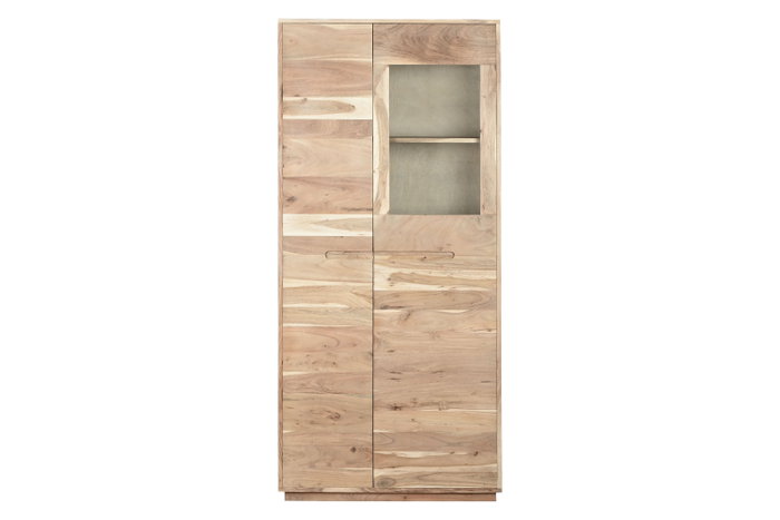 DKD Home Decor Vitrina Indi acacia 1c25 Madera Acacia Natural 80 x 180 x 40 cm DKD Home Decor Vitrina Indi acacia 1c25 Madera Acacia Natural 80 x 180 x 40 cm