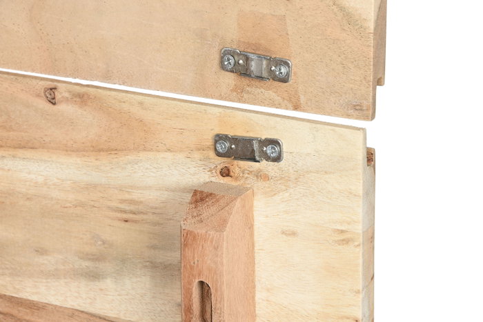 DKD Home Decor Vitrina Indi acacia 1c25 Madera Acacia Natural 80 x 180 x 40 cm DKD Home Decor Vitrina Indi acacia 1c25 Madera Acacia Natural 80 x 180 x 40 cm