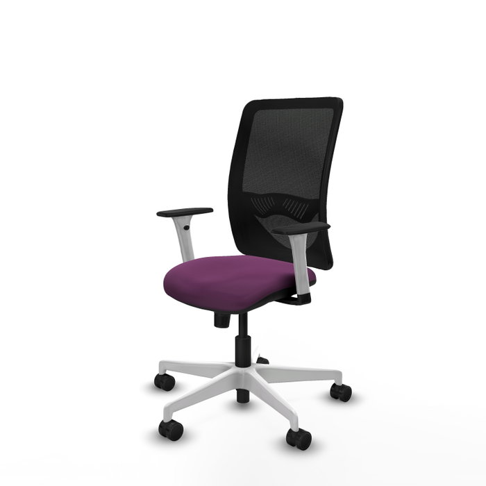 PIQUERAS Y CRESPO Silla de oficina Zulema Morada con mecanismo Sincro PIQUERAS Y CRESPO Silla de oficina Zulema Morada con mecanismo Sincro