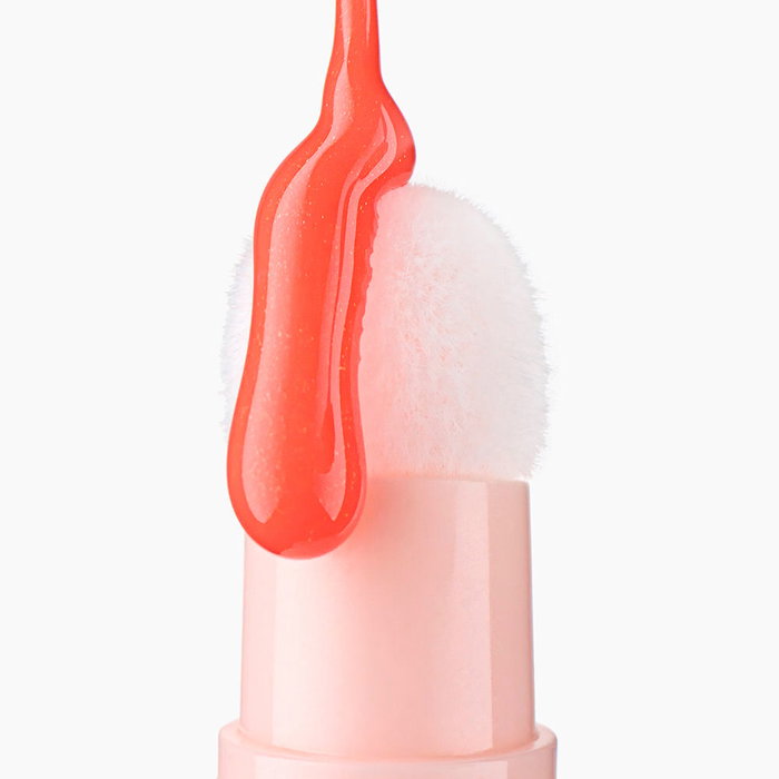 Catrice Colour Cushion Juicy Lip Oil - Aceite labial con color y brillo, #020-Gloss Angeles, tono marrón cálido, 1.8 ml