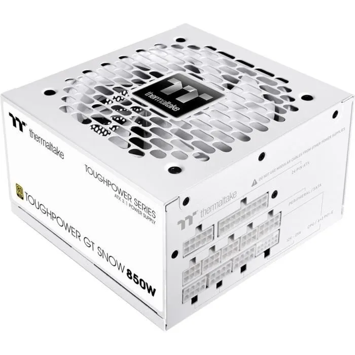 Thermaltake Toughpower GT Snow 850 W ATX 3.1 Modular Blanco Thermaltake Toughpower GT Snow 850 W ATX 3.1 Modular Blanco