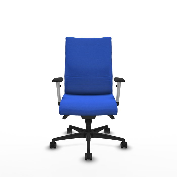 PIQUERAS Y CRESPO Silla Albacete Confidente Azul con Mecanismo Sincro