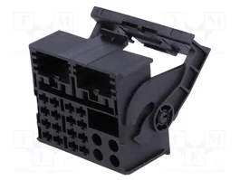 4CARMEDIA Contenedor de conector Quadlock 16 pines para VW 2011+