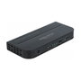 DeLOCK Conmutador HDMI 3 x Entrada a 1 x Salida 4K 60 Hz con Extractor de Audio, Negro, Metal