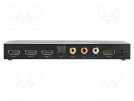 DeLOCK Conmutador HDMI 3 x 1 con Extractor de Audio 4K 60 Hz
