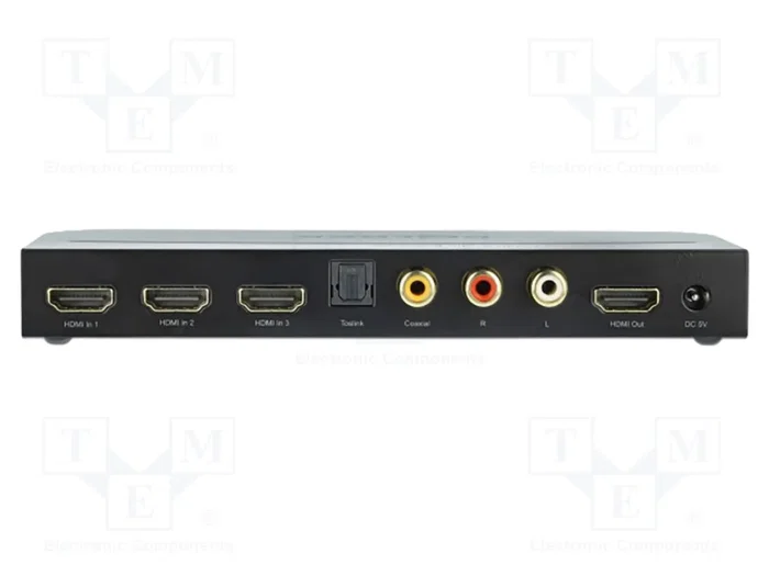 DeLOCK Conmutador HDMI 3 x 1 con Extractor de Audio 4K 60 Hz DeLOCK Conmutador HDMI 3 x 1 con Extractor de Audio 4K 60 Hz