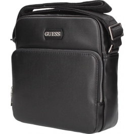 Torba, Bolso bandolera de tela, Negro, 19 x 23 x 2 cm, Para hombres