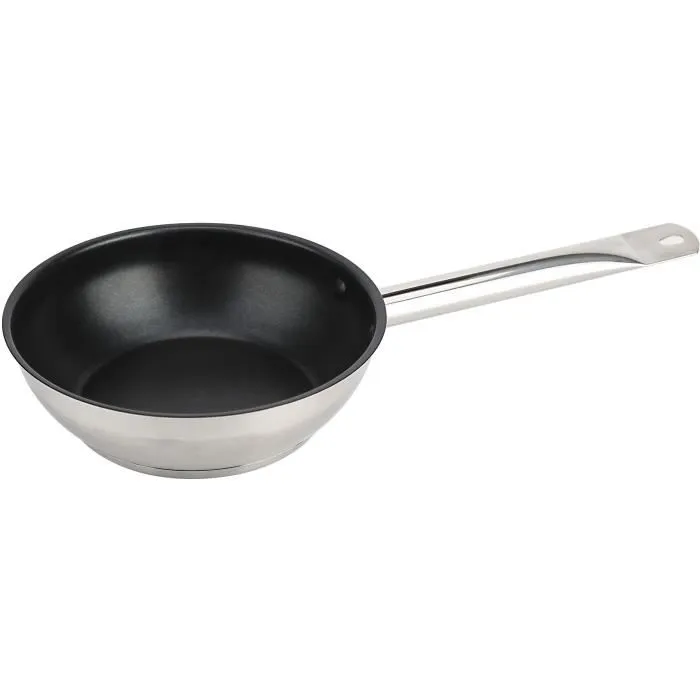 Baumalu BAU3216383527301 Juego de 3 Sartenes Gastronomía Acero Inoxidable 20/24/28 cm
